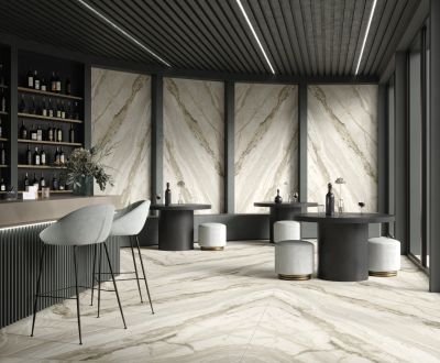 Lapidura Breccia Stone White 12Mm Porselen Tezgah (3)